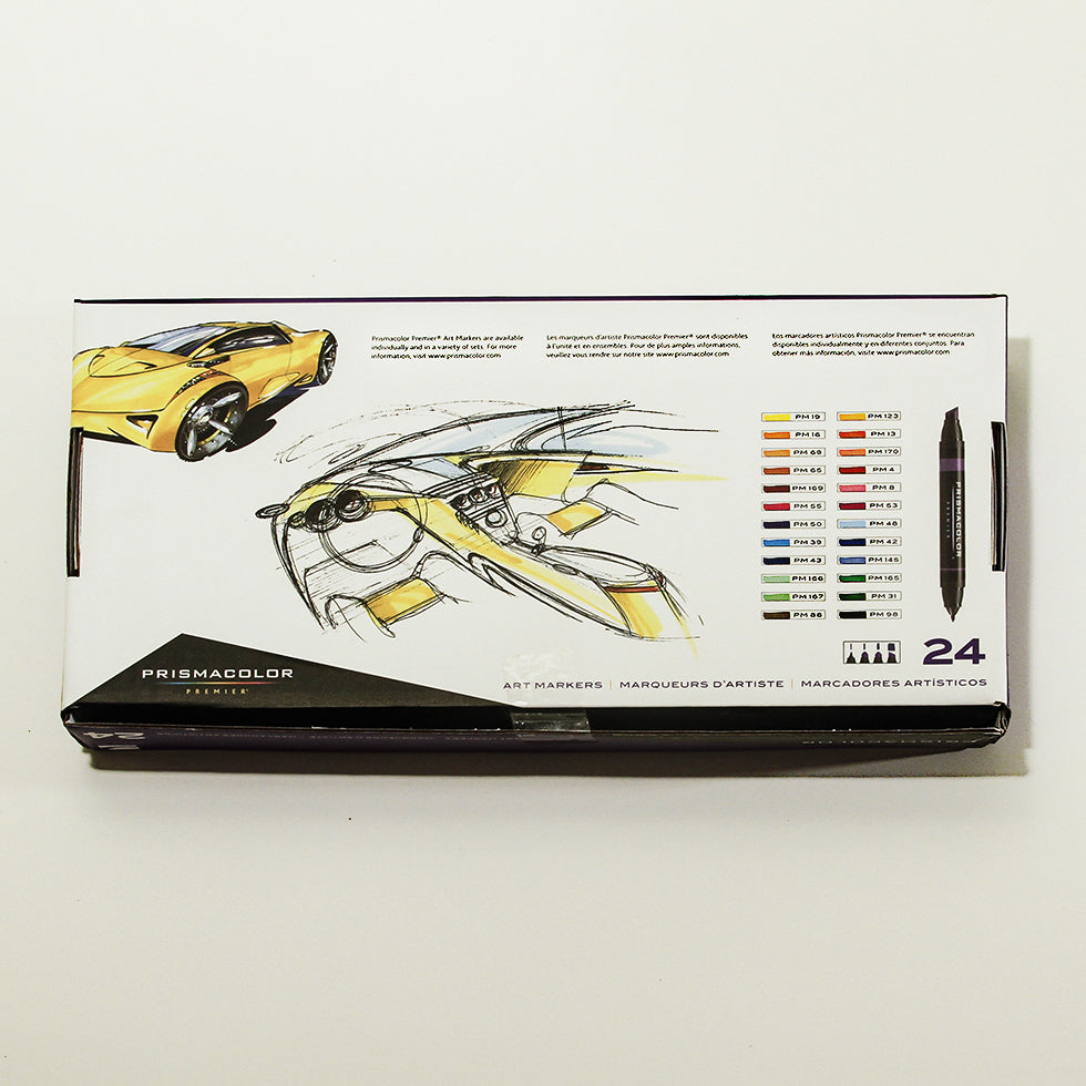 Prismacolor 24 Marker Set - Detail