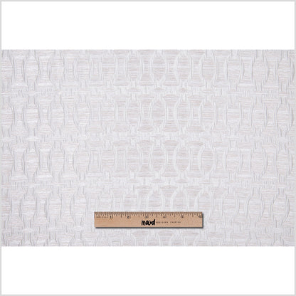 Ivory Entwined Circles Brocade - Full