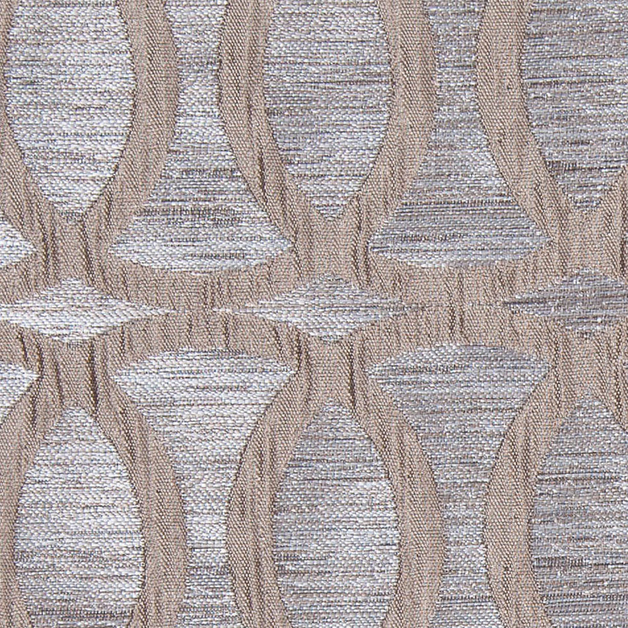 Champagne Entwined Circles Brocade Detail