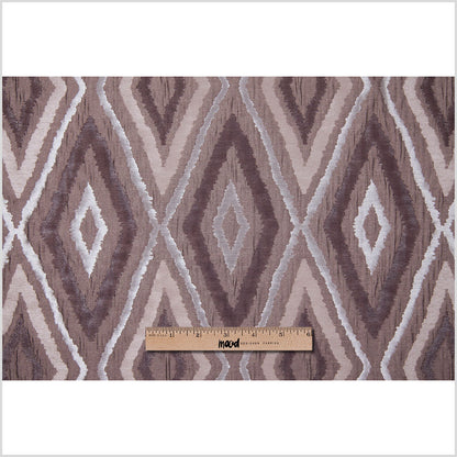 Taupe/Silver Dramatic Diamonds Brocade - Full