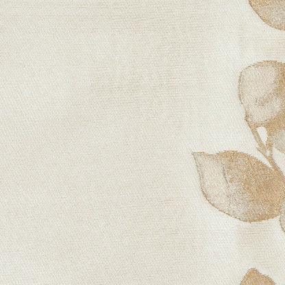 Beige Columns of Leaves Brocade - Detail