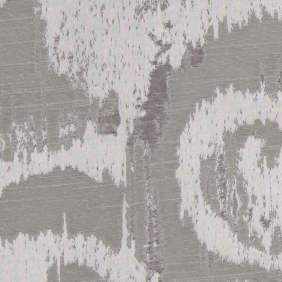 Silver Bold Swirls Jacquard Detail