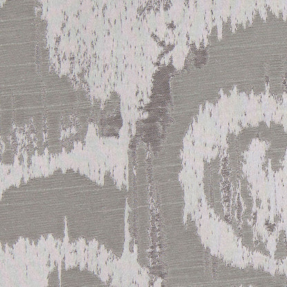 Silver Bold Swirls Jacquard Detail