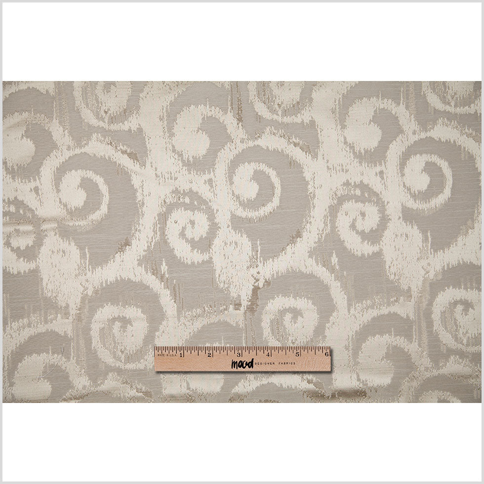 Champagne Bold Swirls Jacquard Full