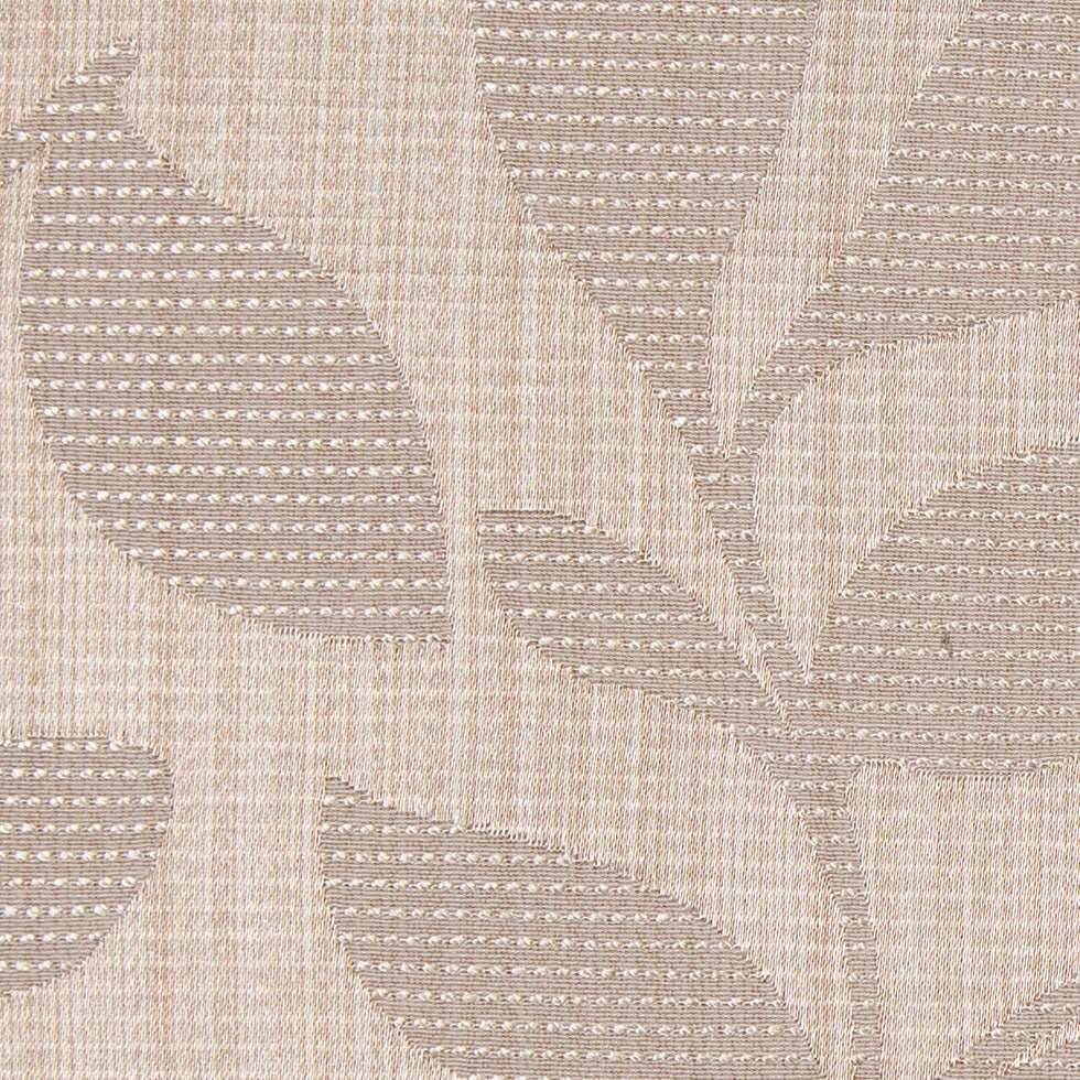 Champagne Satiny Woven Leaves Jacquard - Detail