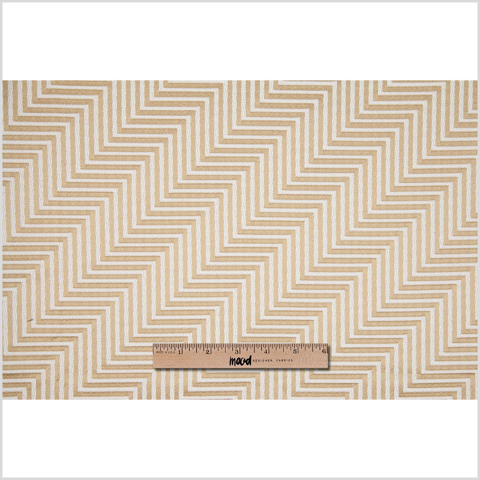 Gold Diagonal Herringbone Jacquard - Full