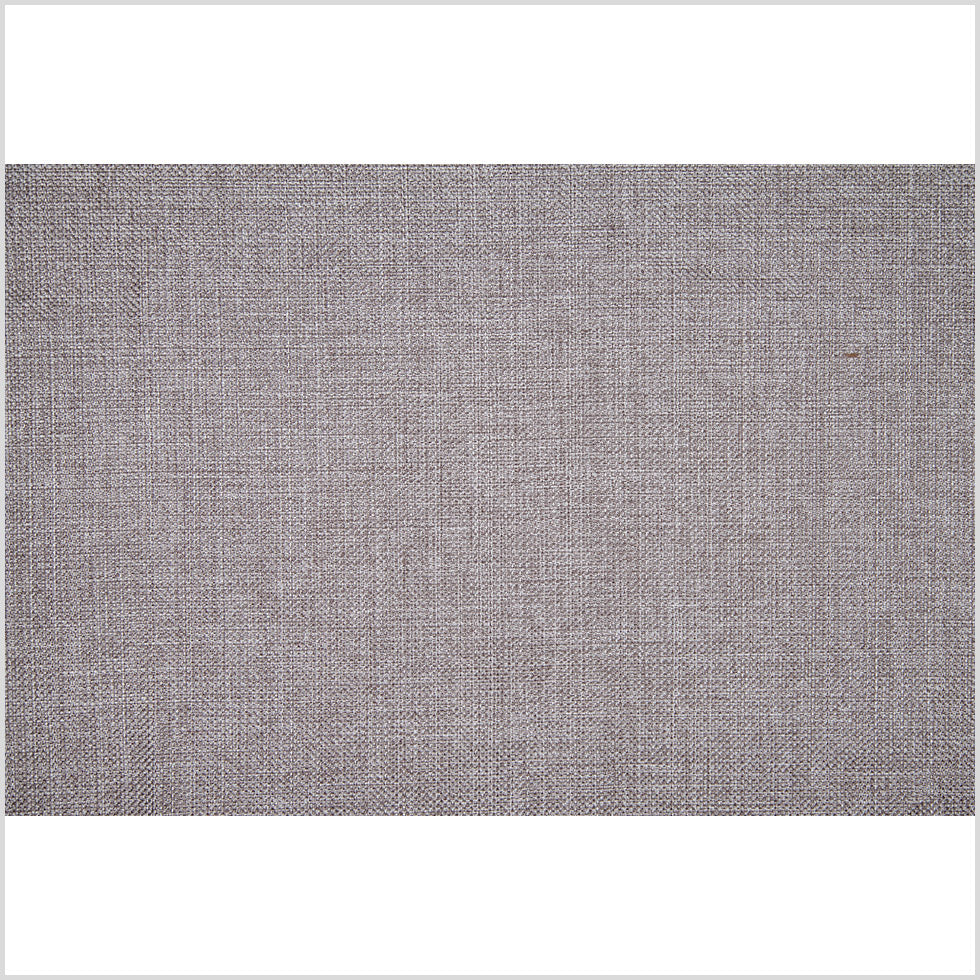 Gray Linen-Like Solid Woven - Full