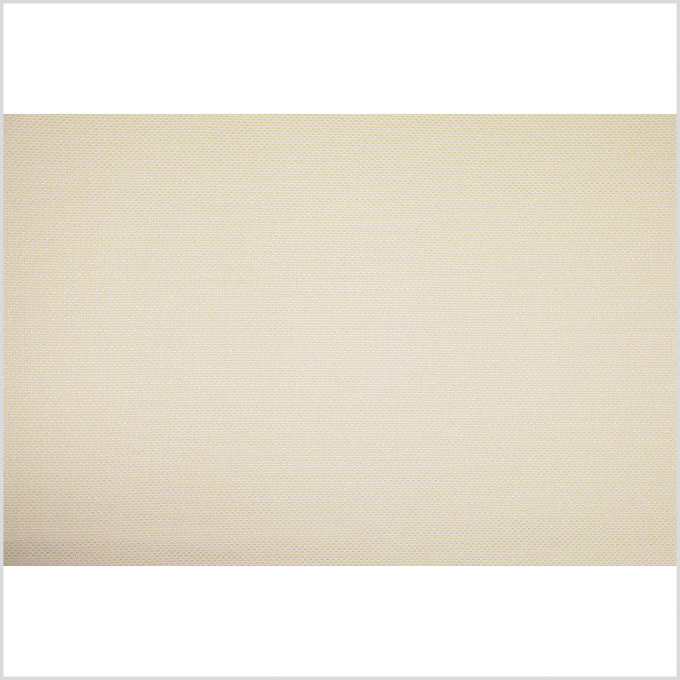 Ivory Linen-Like Solid Woven - Full