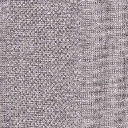 Heathered Gray Wides Stripes Linen-Like Woven - Detail
