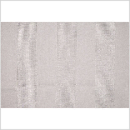 Pale Taupe Wides Stripes Linen-Like Woven - Full