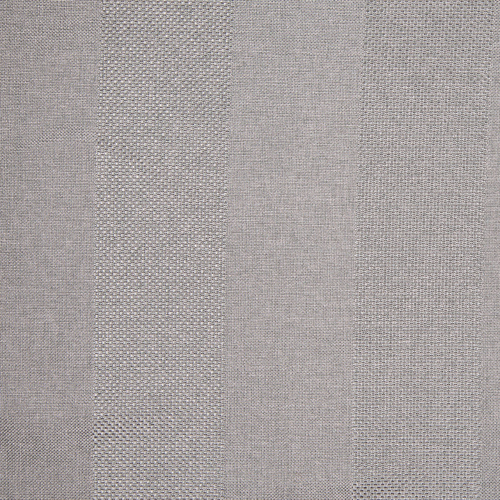 Pale Silver Cloud Wides Stripes Linen-Like Woven