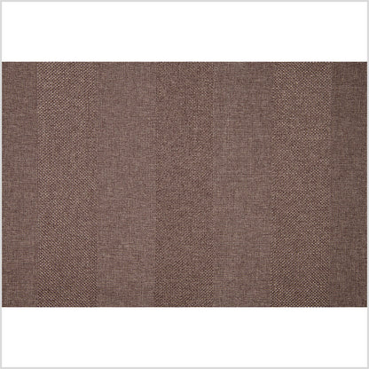 Coffee Wides Stripes Linen-Like Woven Full