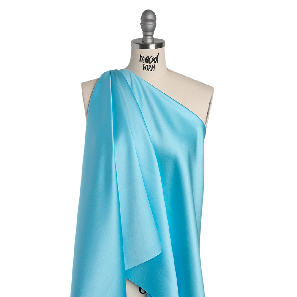 Polyester Satin - Capri Turquoise - Reverie Collection