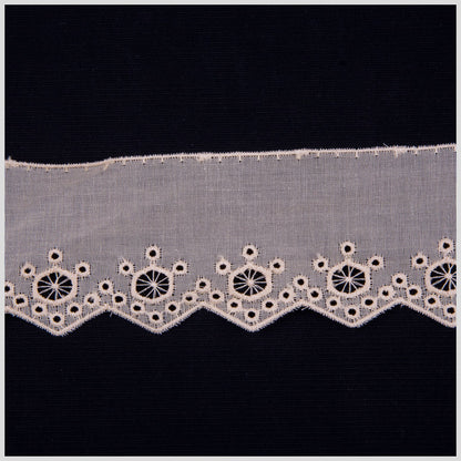 2 Peach Eyelet Lace