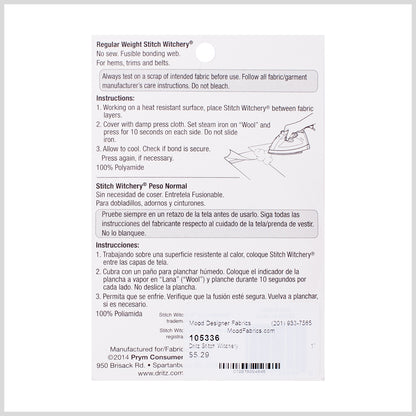 Dritz Black Stitch Witchery - Detail