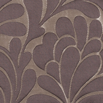 Dark Mocha Floral Home Decor Satin Brocade - Detail