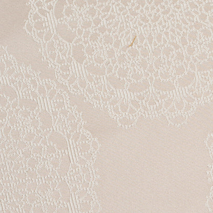 Champagne and Pale Gold Satin Jacquard Detail