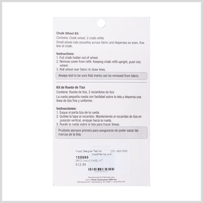 Dritz Chalk Wheel Kit - Detail