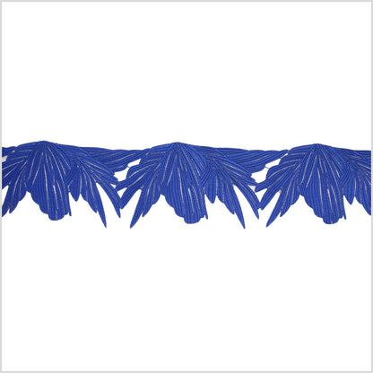 5" Metallic Royal Blue Lace Trim