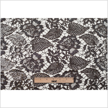 Nine Iron Floral Sequined Guipure Lace Full