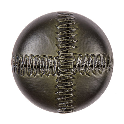 Italian Dark Green Plastic Shank Back Button - 54L/34mm