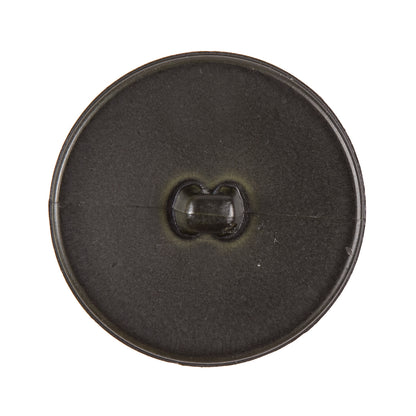Italian Dark Green Plastic Shank Back Button - 44L/27mm - Detail
