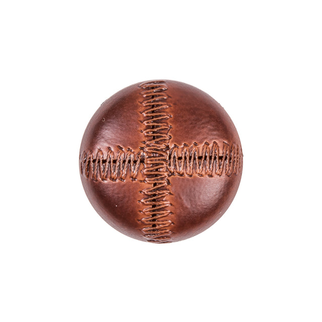 Italian Dark Brown Plastic Shank Back Button - 36L/23mm