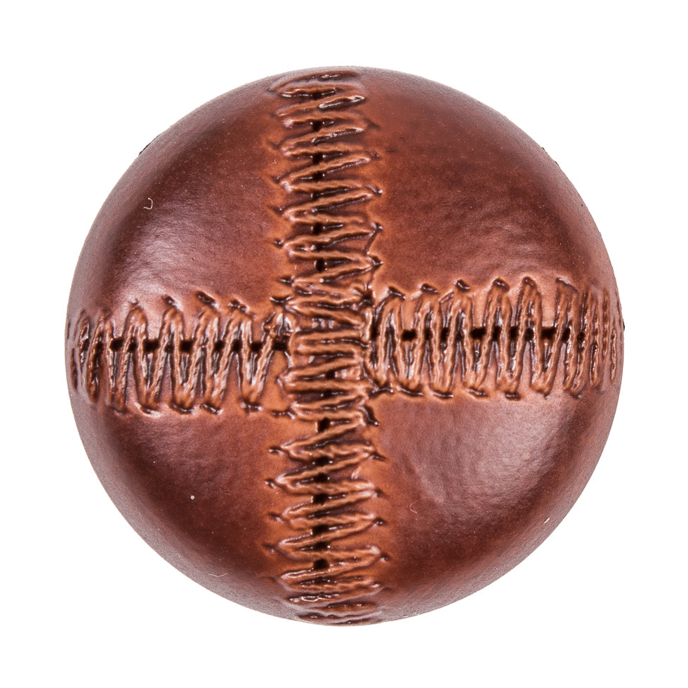 Italian Dark Brown Plastic Shank Back Button - 54L/34mm