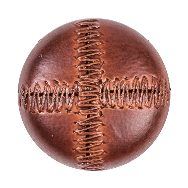 Italian Dark Brown Plastic Shank Back Button - 54L/34mm