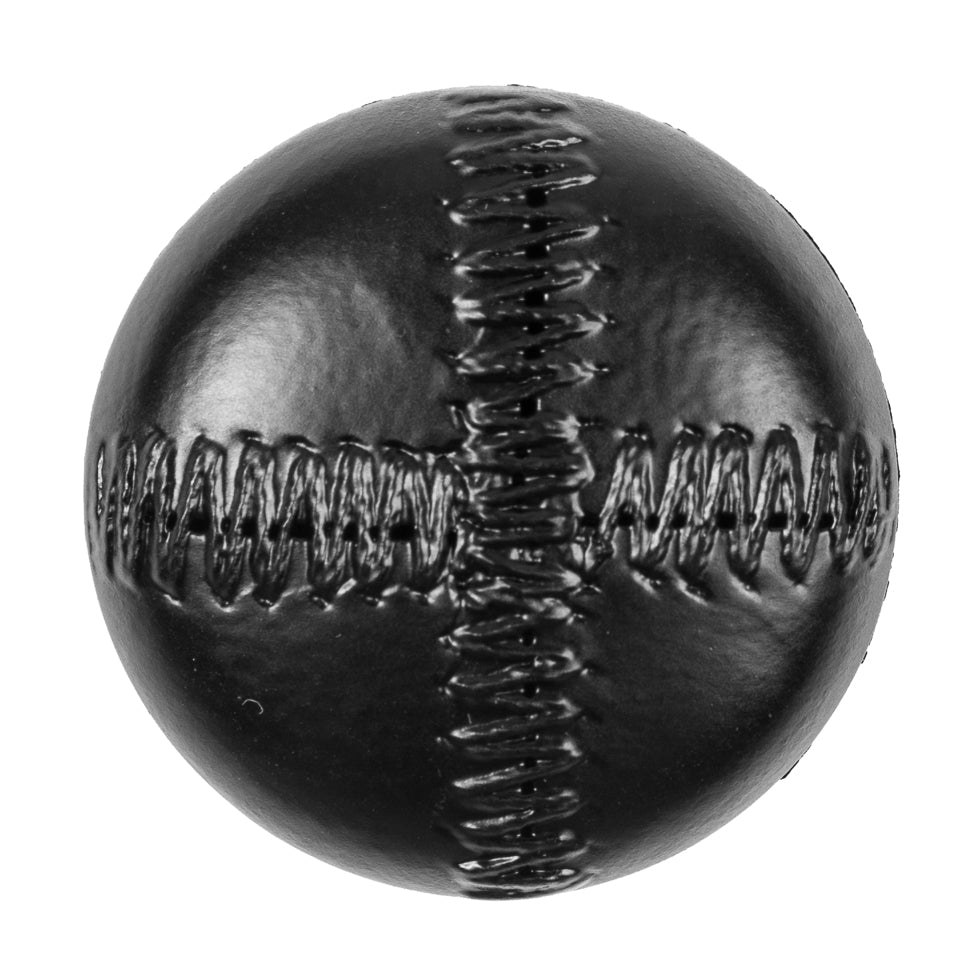 Italian Black Plastic Shank Back Button - 54L/34mm