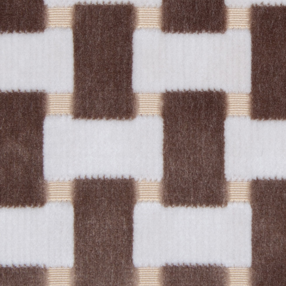 Pewter Lattice Work Cut Velvet Home Decor Fabric Detail