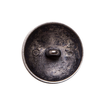 Italian Silver Metal Shank Back Button - 32L/20mm - Detail