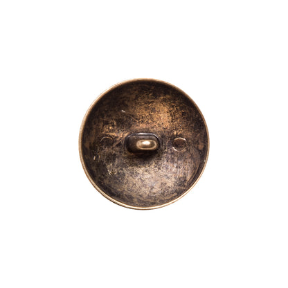 Italian Gold Metal Shank Back Button - 24L/15mm - Detail