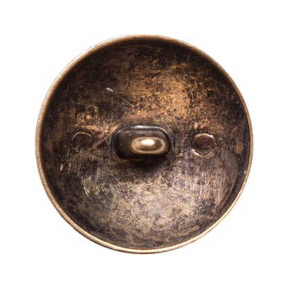 Italian Gold Metal Shank Back Button - 40L/25mm - Detail