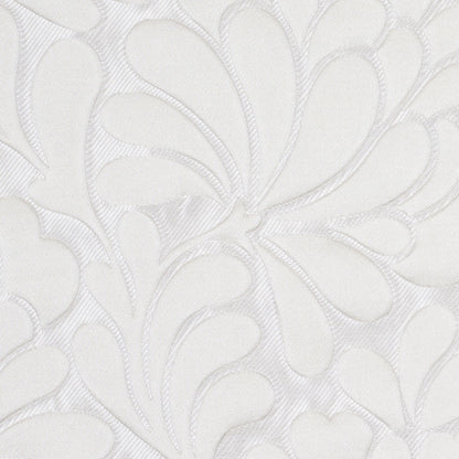 Ivory Floral Home Decor Satin Brocade Detail