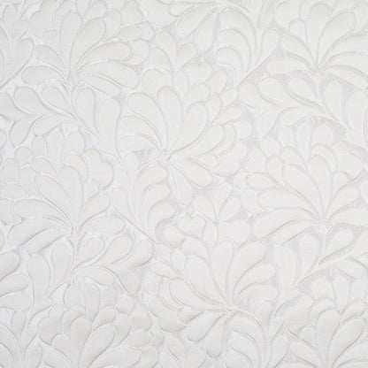 Ivory Floral Home Decor Satin Brocade