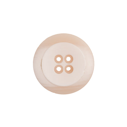 Italian Ivory Plastic Button - 28L/18mm