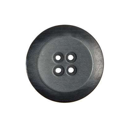Italian Black Plastic Button - 36L/23mm
