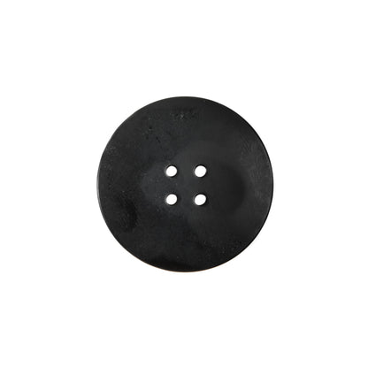 Italian Gray Plastic Button - 28L/18mm - Detail