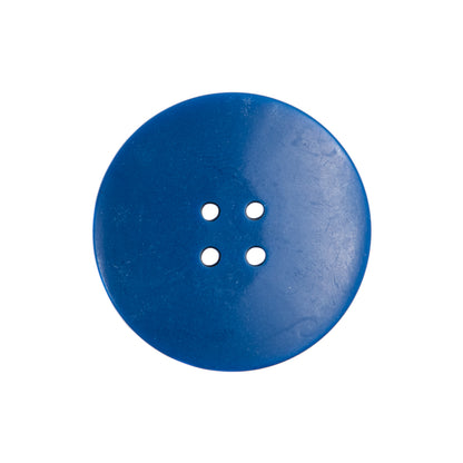 Italian Blue Plastic Button - 36L/23mm Detail