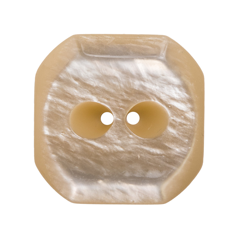 Italian Ivory Plastic Button - 44L/28mm
