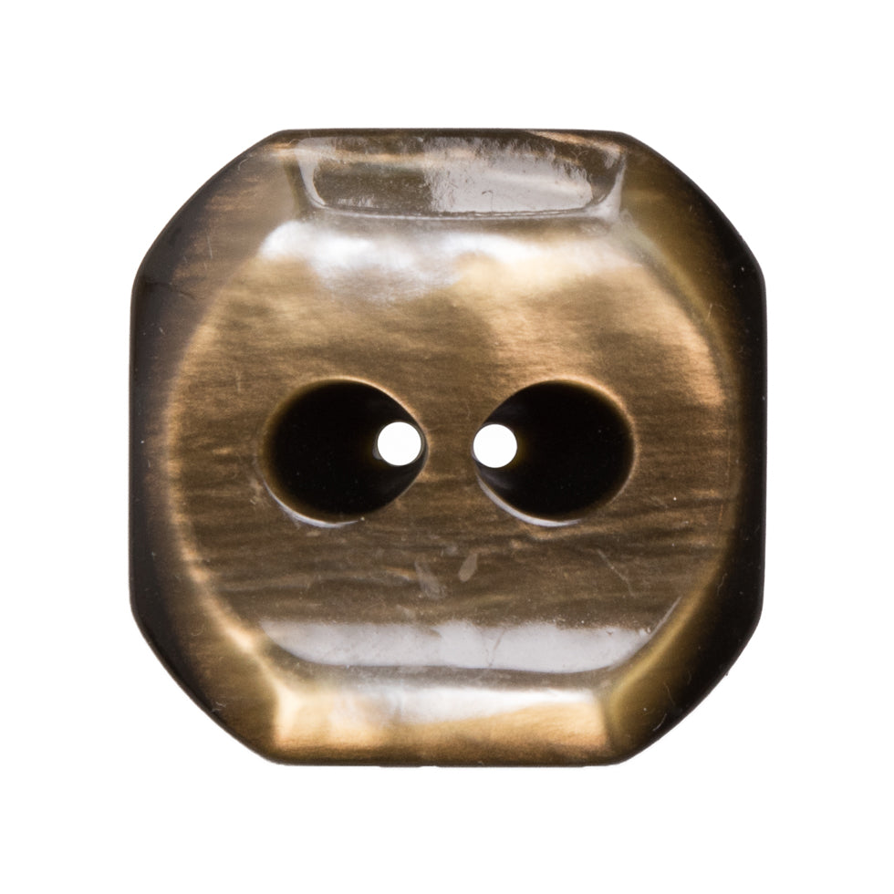 Italian Gold Plastic Button - 44L/28mm