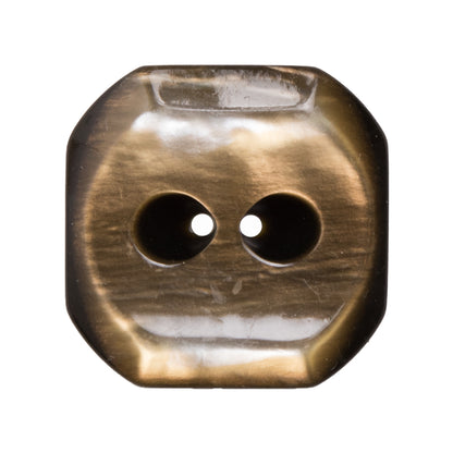 Italian Gold Plastic Button - 44L/28mm