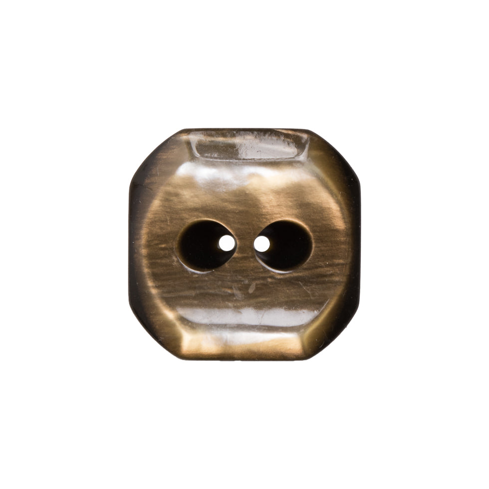 Italian Gold Plastic Button - 28L/18mm