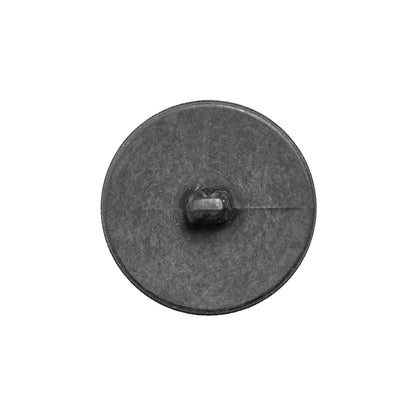 Italian Gray Wavy-Textured Plastic Shank Back Button - 36L/23mm Detail