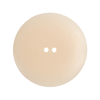 Italian Ivory Plastic Button - 44L/28mm - Detail