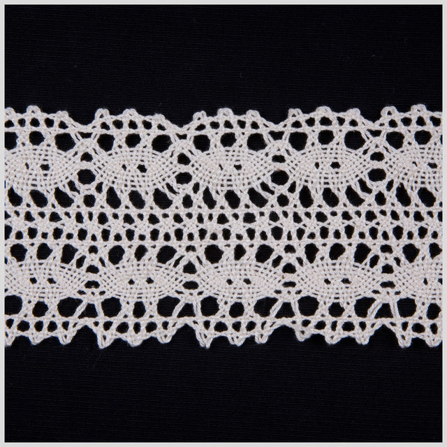 2.5" White Cluny Lace