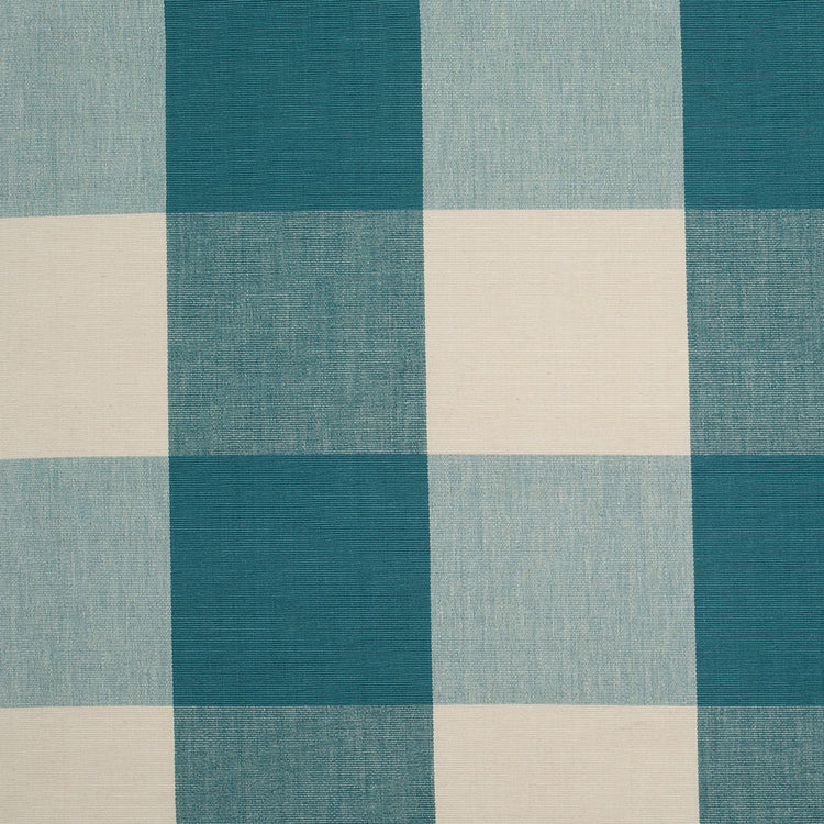 template--25130090922057__main-Teal and Cream Buffalo Check Cotton Canvas