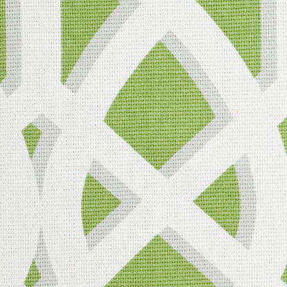 Kelly Green Geometric Heavyweight Cotton Detail
