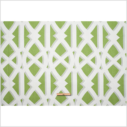 Kelly Green Geometric Heavyweight Cotton Full